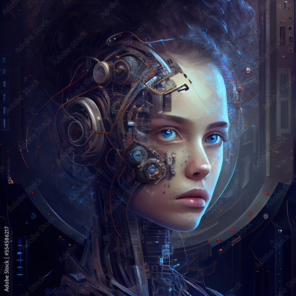 android of the girl with a mask android of the girl with a mask