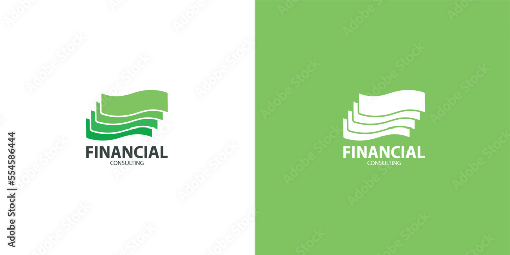 financial consulting modern minimalist logo