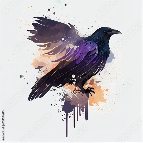 Generative AI: black raven for design
