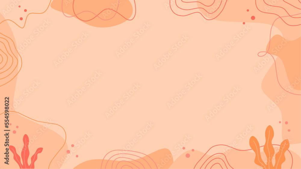 Hand drawn pastel color abstract background vector illustration
