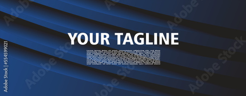 Blue black square digital play abstract background