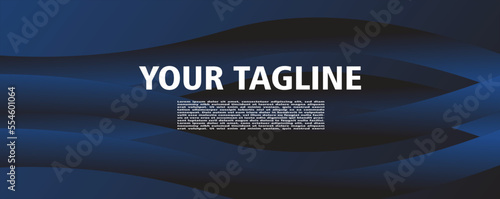 Blue black square digital play abstract background