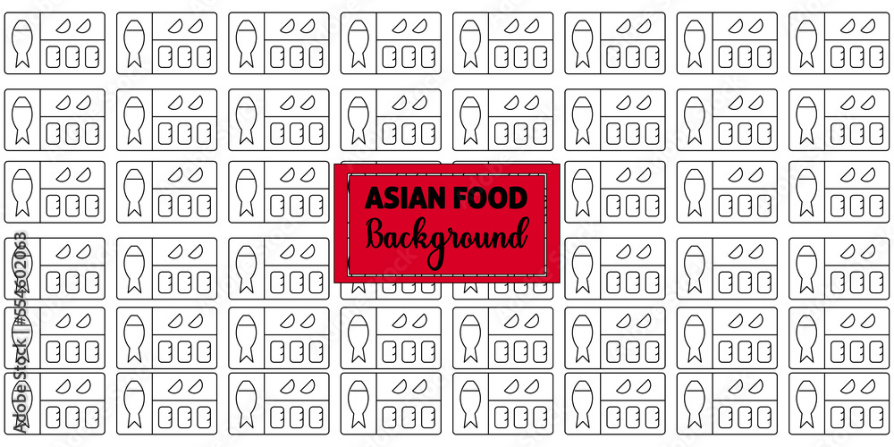 Asian food background. Asian food background.