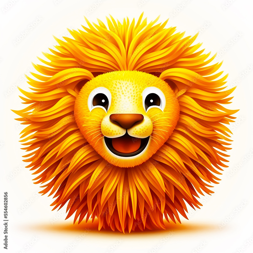 Happy Lion Emoji