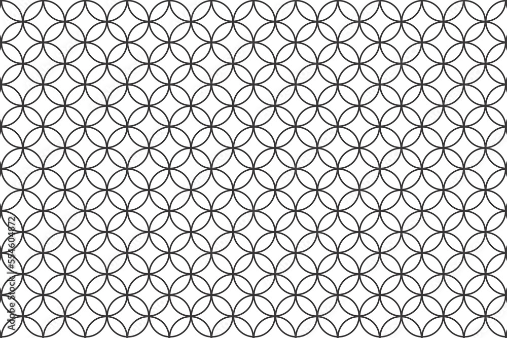 Fototapeta premium White, black background with circles for product packaging.