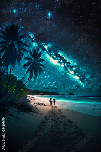 Tropical Beach Full of Stars