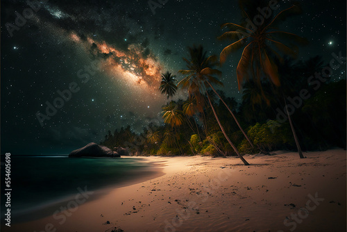 Tropical Beach Full of Stars