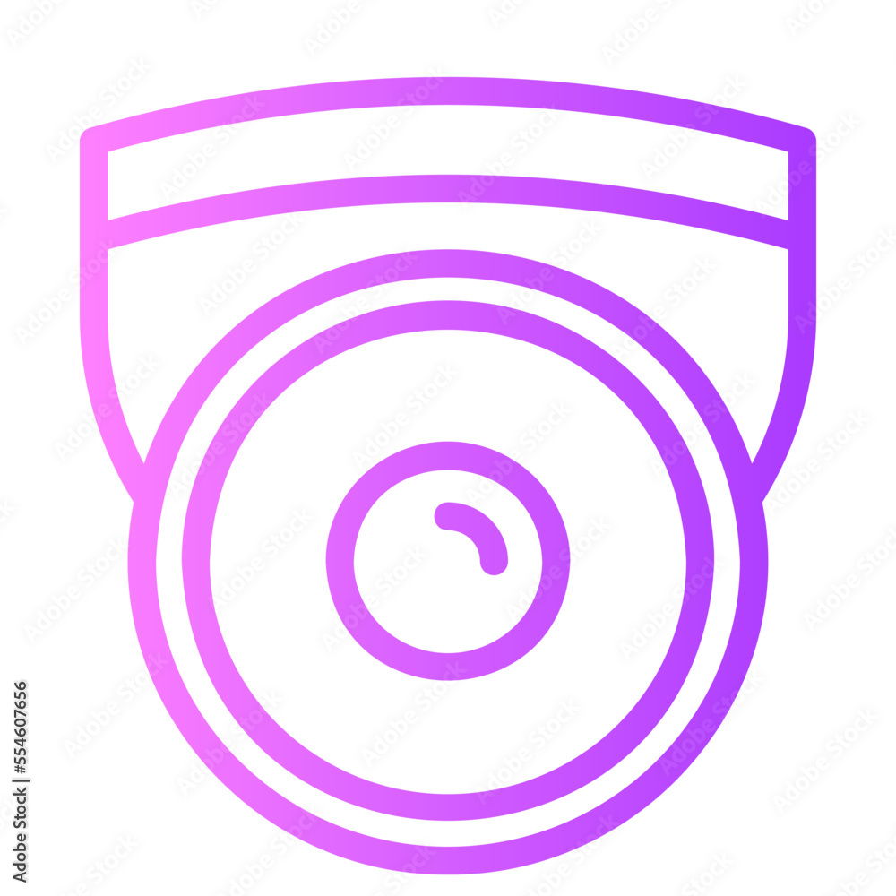 cctv gradient icon cctv gradient icon