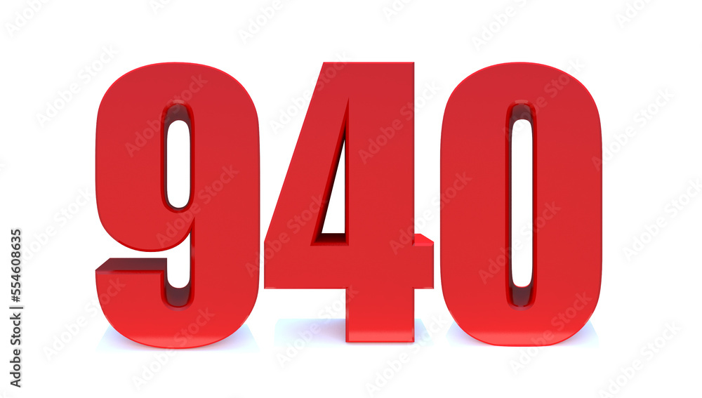 940 number 940 number