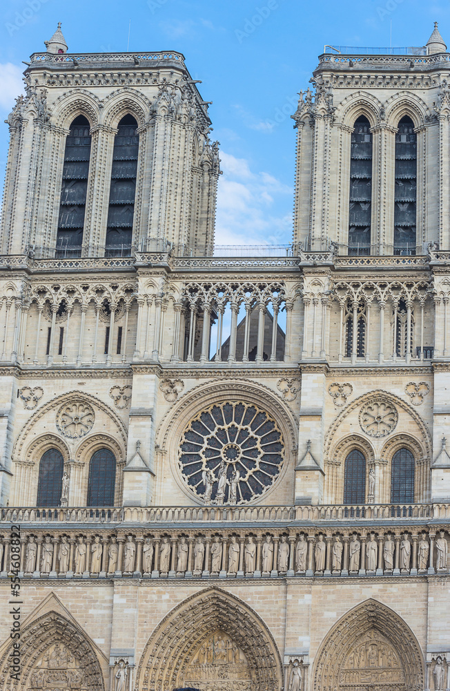 Notre Dame cathedral in paris