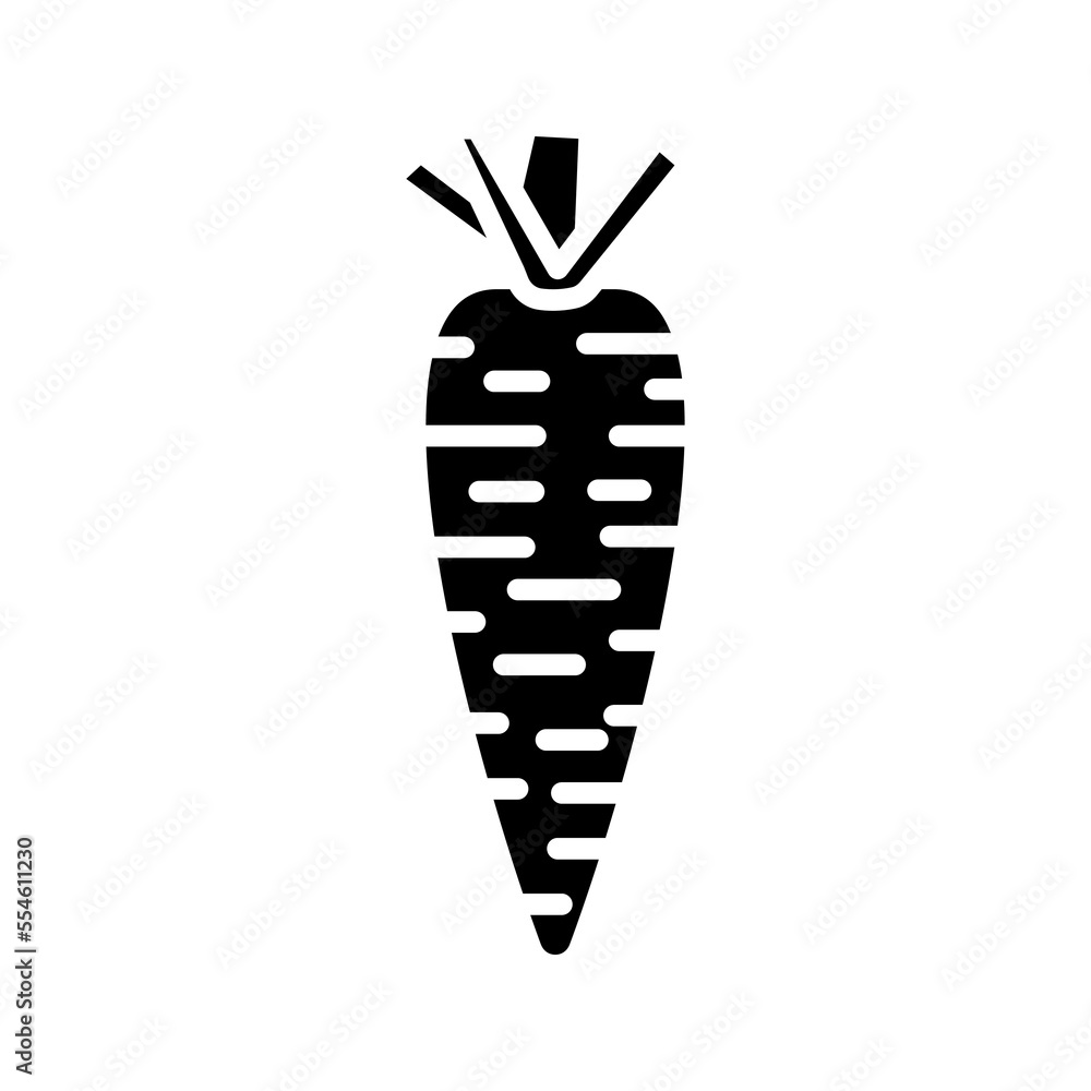 Carrot icon. sign for mobile concept and web design. vector illustration Carrot icon. sign for mobile concept and web design. vector illustration