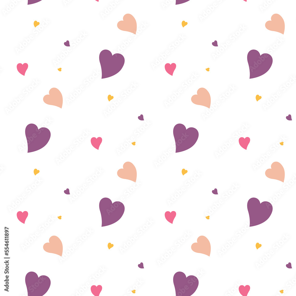 seamless pattern with hearts seamless pattern with hearts
