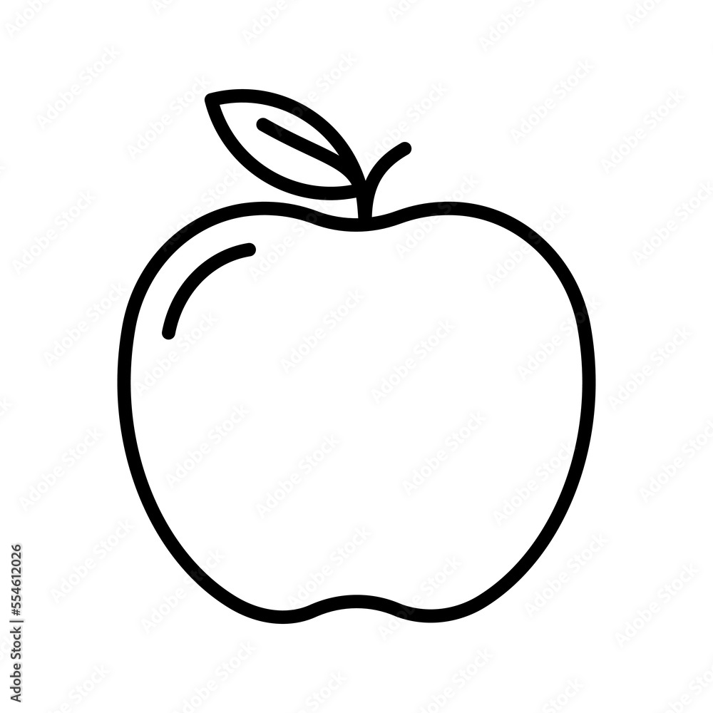 Apple icon. sign for mobile concept and web design. vector illustration Apple icon. sign for mobile concept and web design. vector illustration