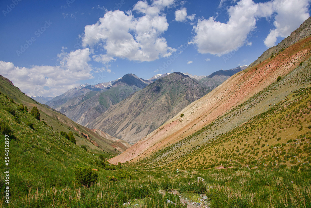 Stunning sceneries along the Heights of Alay route, Alay, Kyrgyzstan