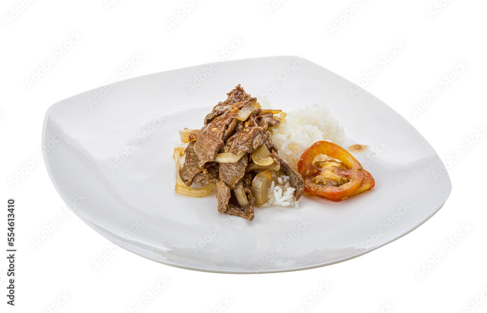 Beef with rice