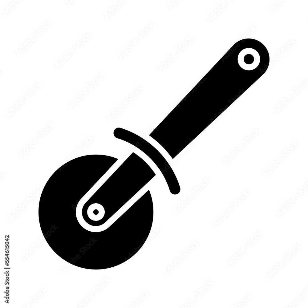 Pizza cutter icon. sign for mobile concept and web design. vector illustration Pizza cutter icon. sign for mobile concept and web design. vector illustration