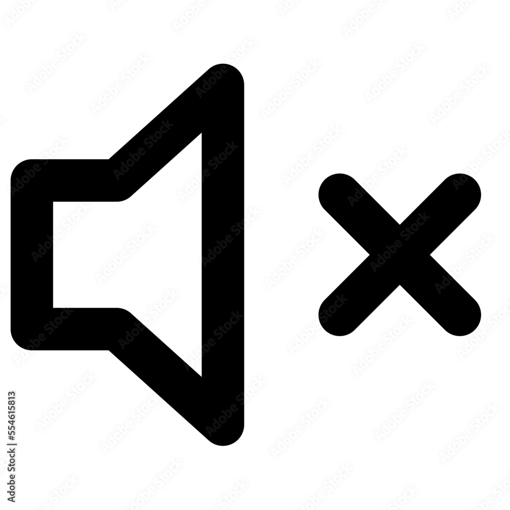 Mute speaker sound volume icon Mute speaker sound volume icon