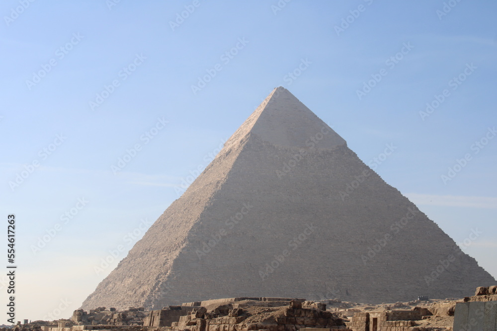 Giza Pyramids in the morning, Cairo, Egypt