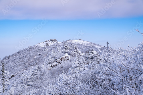 Wallpaper Mural Scenic view of snow-covered mountains against sky Torontodigital.ca