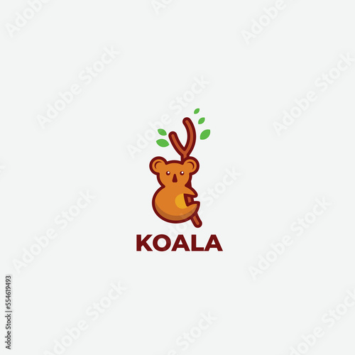 cute design koala colorful