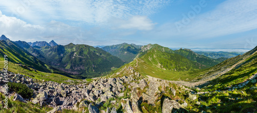 Tatra Mountain (Poland) view from Kasprowy Wierch range.