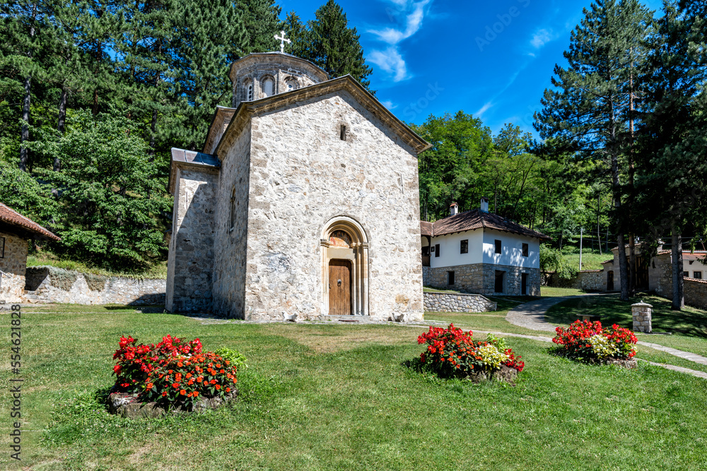 Orthodox Christian Monastery. Serbian Monastery of the Holy Trinity
