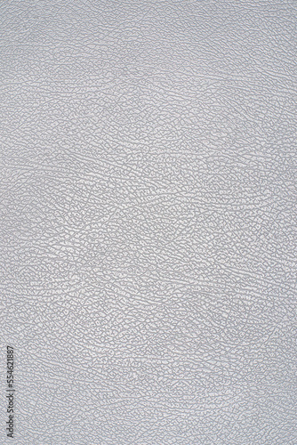 Texture and background of light gray leatherette. Leather pattern texture as background and design element. Leather background for design development