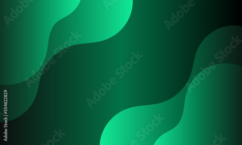 Vector abstract wave line colorful landing page flat background vector design © designhill