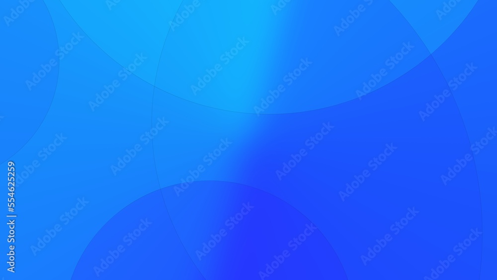 Illustration of a blue glowing background with circles and added effects