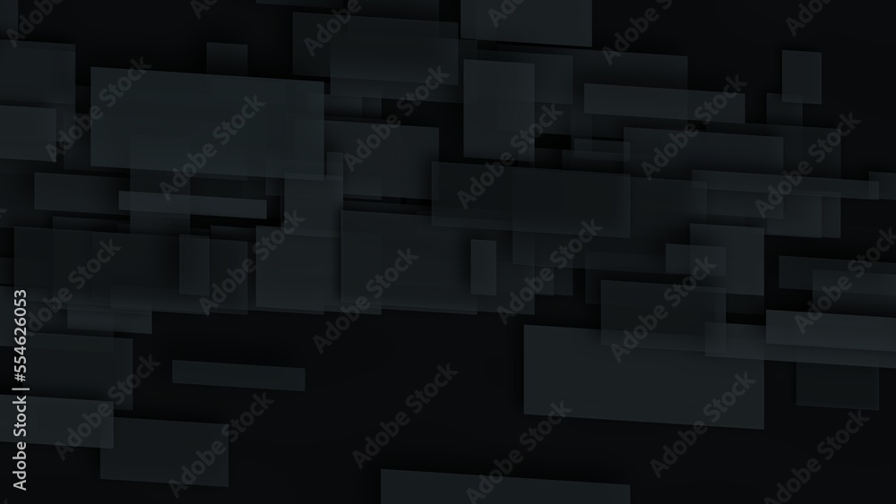 Illustration of a dark background with transparent rectangles and added effects Illustration of a dark background with transparent rectangles and added effects