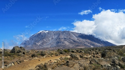 View of the peak of Mt.Kilimanjaro
