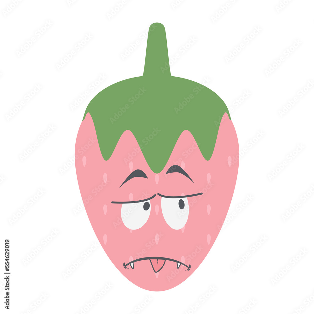 strawberry head emoticon face expression collection strawberry head emoticon face expression collection