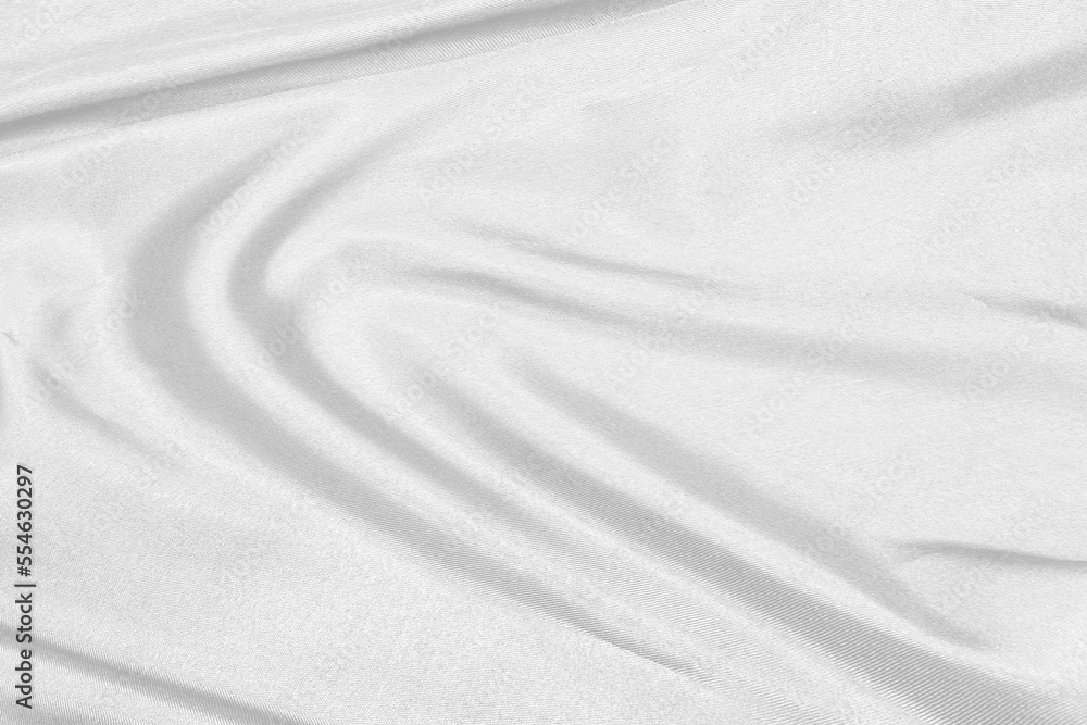 Smooth elegant white silk fabric or satin luxury cloth texture for drapery luxurious abstract design background Smooth elegant white silk fabric or satin luxury cloth texture for drapery luxurious abstract design background