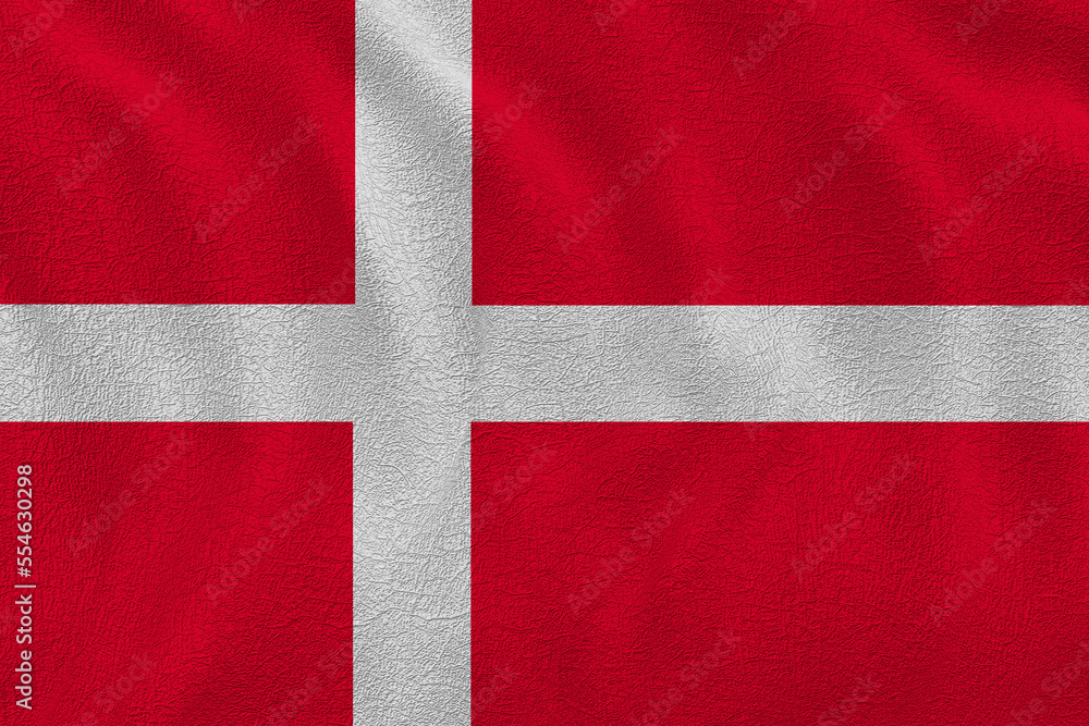 National flag of Denmark. Background with flag of Denmark. National flag of Denmark. Background with flag of Denmark.