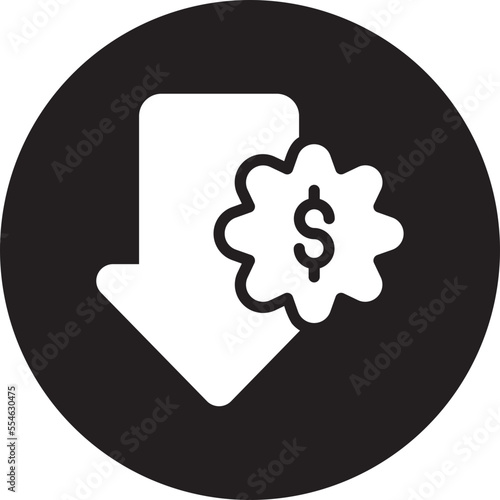 dollar glyph icon