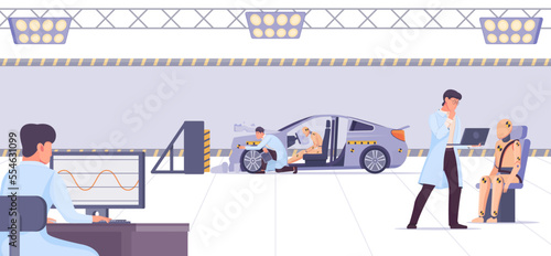 Crash Test Illustration