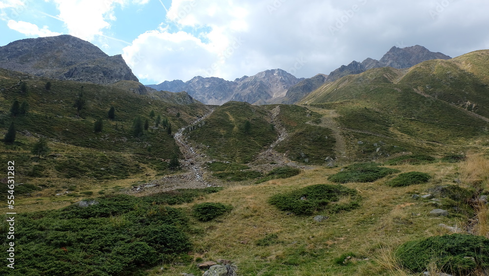 Schnalstal bei Meran in den Südtiroler Alpen
