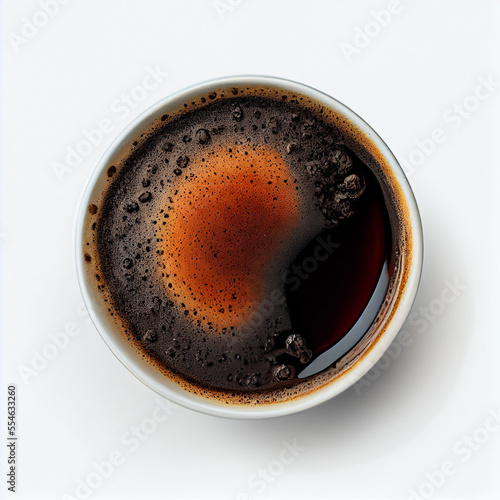 cup of coffee on white © Alex