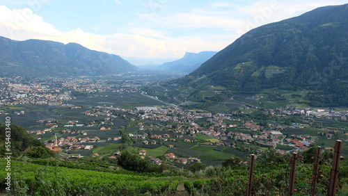 Panorama in Südtirol bei Meran