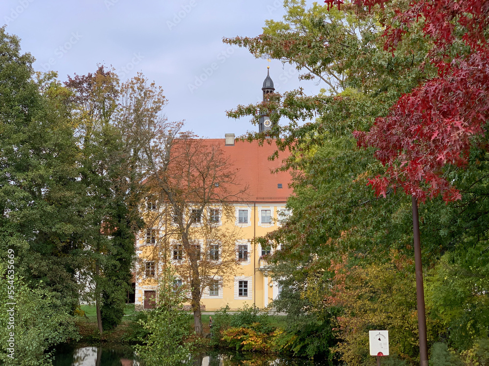 Blick auf das Schloss in Lübben - Spreewald