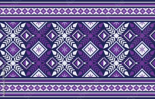 Gypsy pattern tribal ethnic motifs geometric seamless background. Doodle gypsy geometric shapes sprites tribal motifs clothing fabric textile print traditional design with triangles
