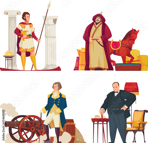 Historical People Compositions Set