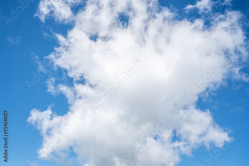 blue sky view with clouds