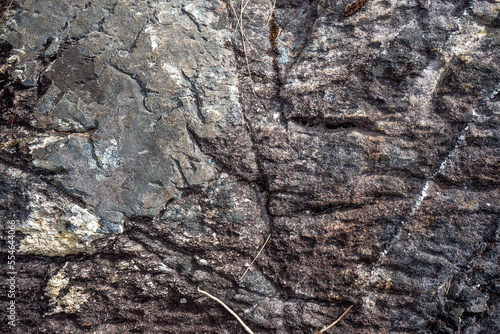 black rough texture in stone