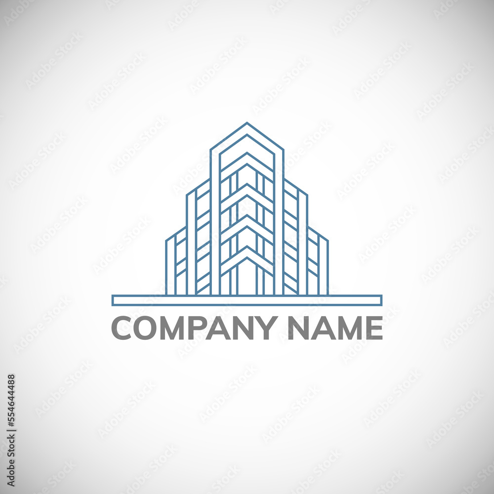 Real Estate Logo Design. Vector illustration