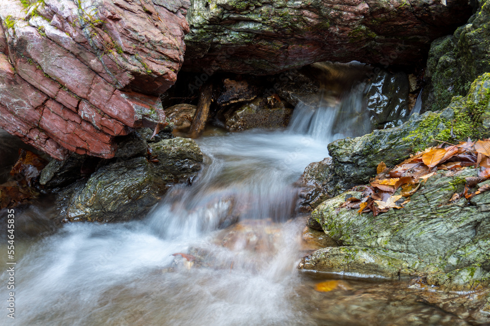 Hashitachi river near The Bukozanmitake Shrine on mountain Buko