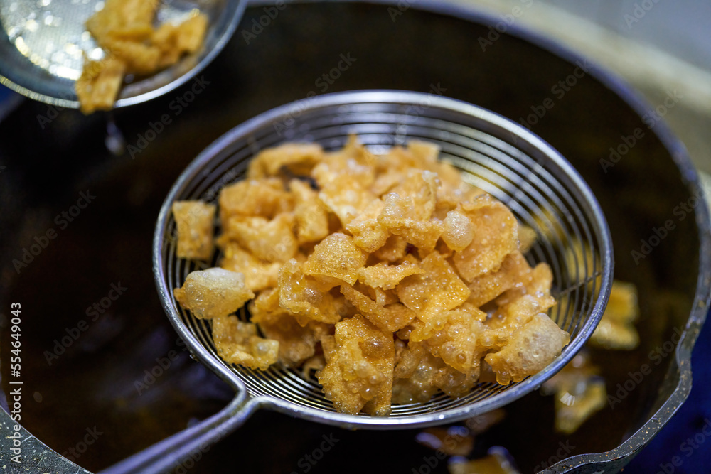 The perfect congee companion, fried noodle The perfect congee companion, fried noodle