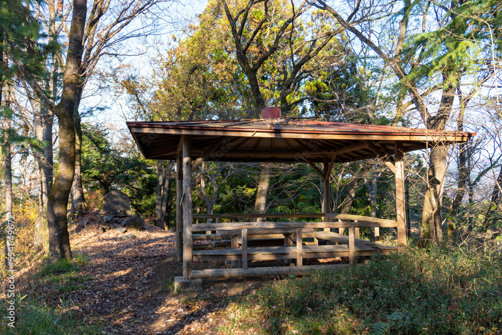 Kotohira hiking course in Chichibu, Japan