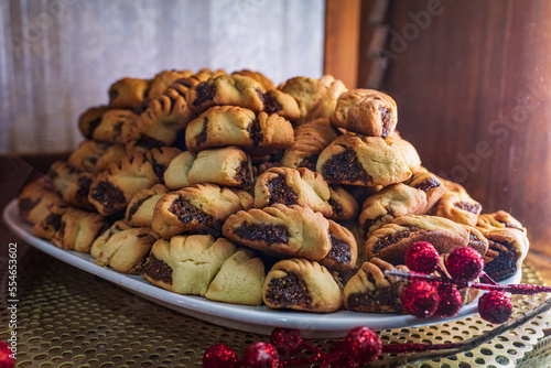 Traditional Sicilian Christmas sweets, the Buccellati