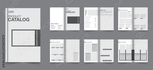 Modern Product Catalog Portfolio design template
